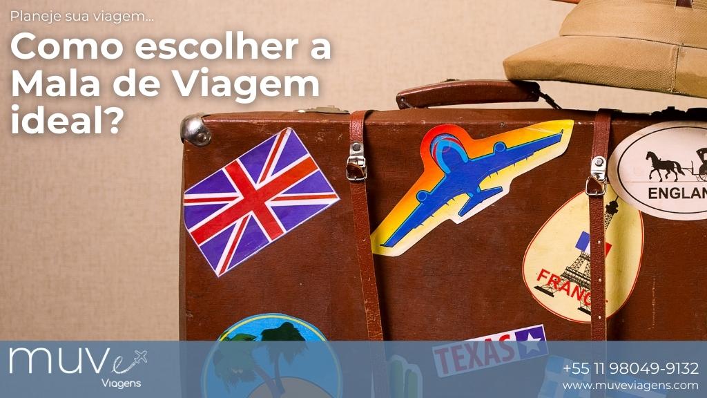 MUVe Viagens ajuda o viajante a escolher a Mala de Viagem ideal. Imagem: Via Canva.com