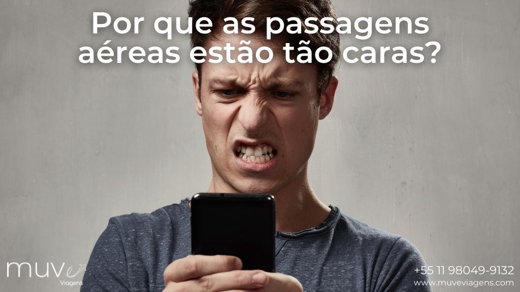 MUVe Viagens fala sobre as passagens aéreas estarem tão caras.